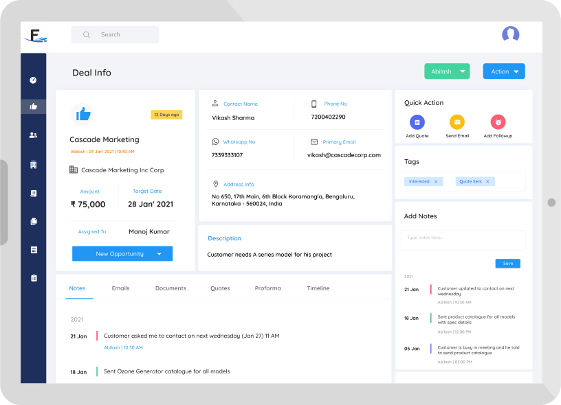 RabbitCRM Home