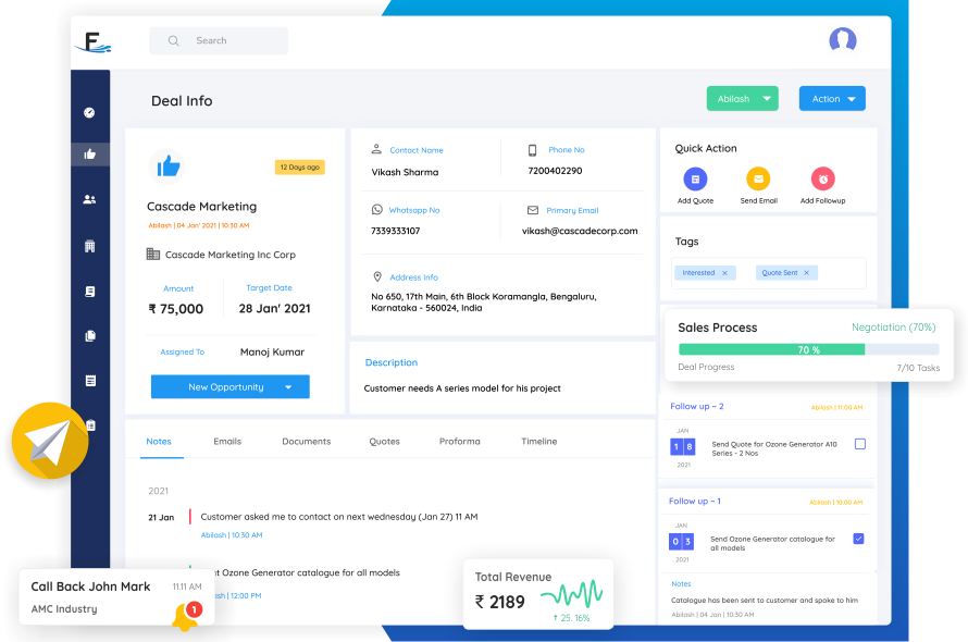 RabbitCRM Home